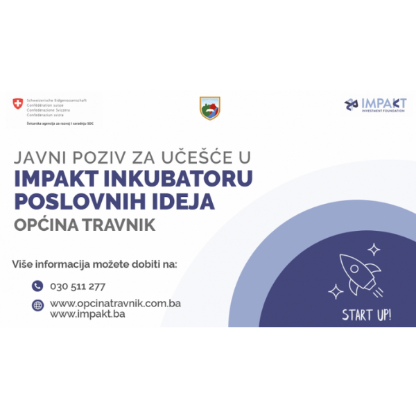 Investicijska fondacija IMPAKT i Projekat zapošljavanja mladih (YEP) u periodu od 2018.-2021. godine u saradnji sa 55 lokalnih zajednica i javnih službi za zapošljavanje u BiH su realizirali IMPAKT inkubator poslovnih ideja